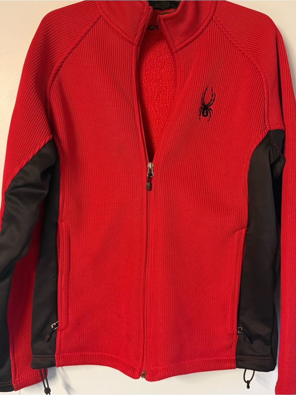 Spyder Kids Red and Black Full-Zip Jacket